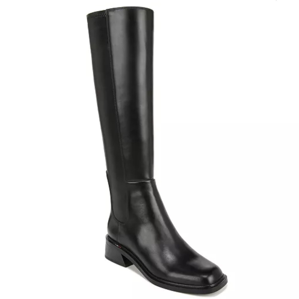 Franco Sarto Women's Giselle Wide Calf Square Toe Knee High Boots